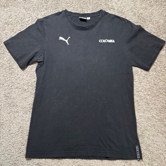 Vintage Puma Colombia Soccer T-Shirt Mens Large Graphic Print Football Y2K Tee - Picture 3 of 8